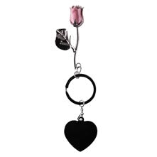Keyring Pink Rose