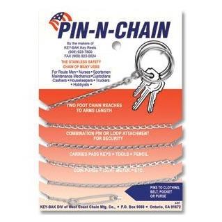 Keychain Pin-n-chain Key-bak