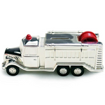 Money Box Silver Plated Fire Engine Red Light
