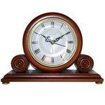 Clock Mantle Wood White Roman CLB1895