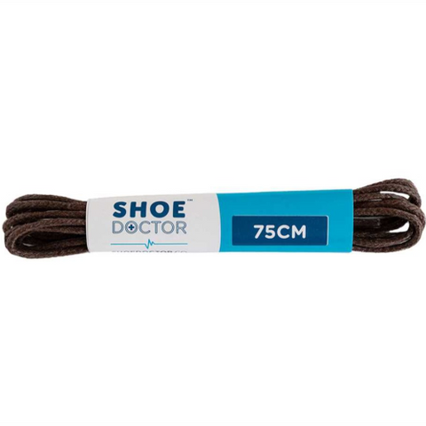 Shoe Laces 75cm Brown Waxed Thin