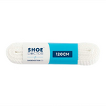 Shoe Laces 120cm White Track Flat