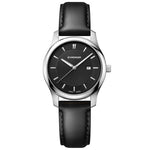 Watch Wenger City Classic Black Dial Leather Band