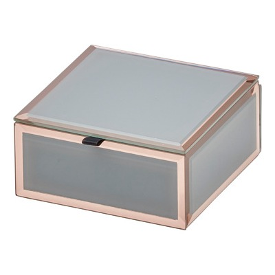 Jewellery Box Florence Grey Rose Gold Small