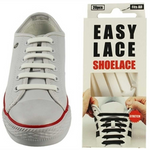 Shoe Laces Easy Lace Flat White