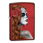 Zippo Candy Apple Red Day of the Dead