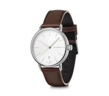 Watch Wenger Urban Classic Silver Dial Leather Band