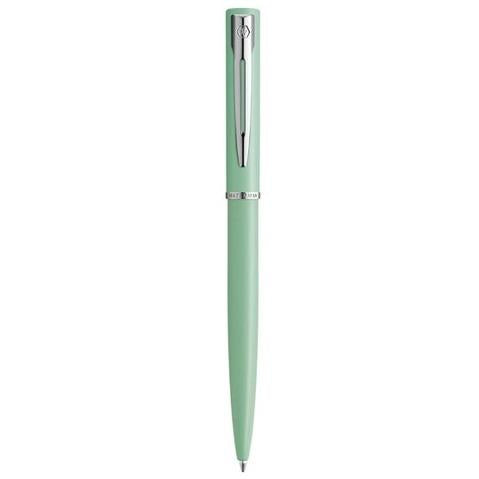 Pen Allure Pastel Green Chrome Trim Ballpoint Waterman