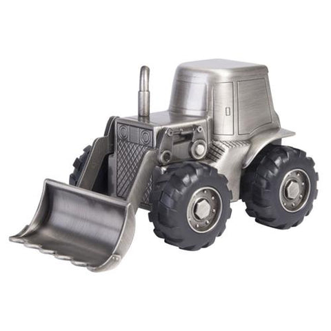 Money Box Pewter Tractor