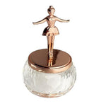 Jewellery Box Crystal & Rose Gold Ballet