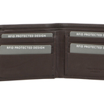 Wallet Mens C5131 Leather Brown Milleni